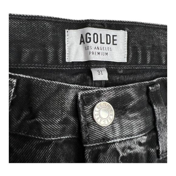 NewâAgolde Men Jeans  USâ31 Back Tapered Slim Fit Denim WashedâCasualâCottonâ - Picture 10 of 14